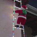ESCALERA LED NAVIDAD DE 2 METROS + PAPA NOÉL 30CM