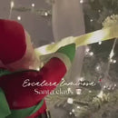ESCALERA LED NAVIDAD DE 2 METROS + PAPA NOÉL 30CM